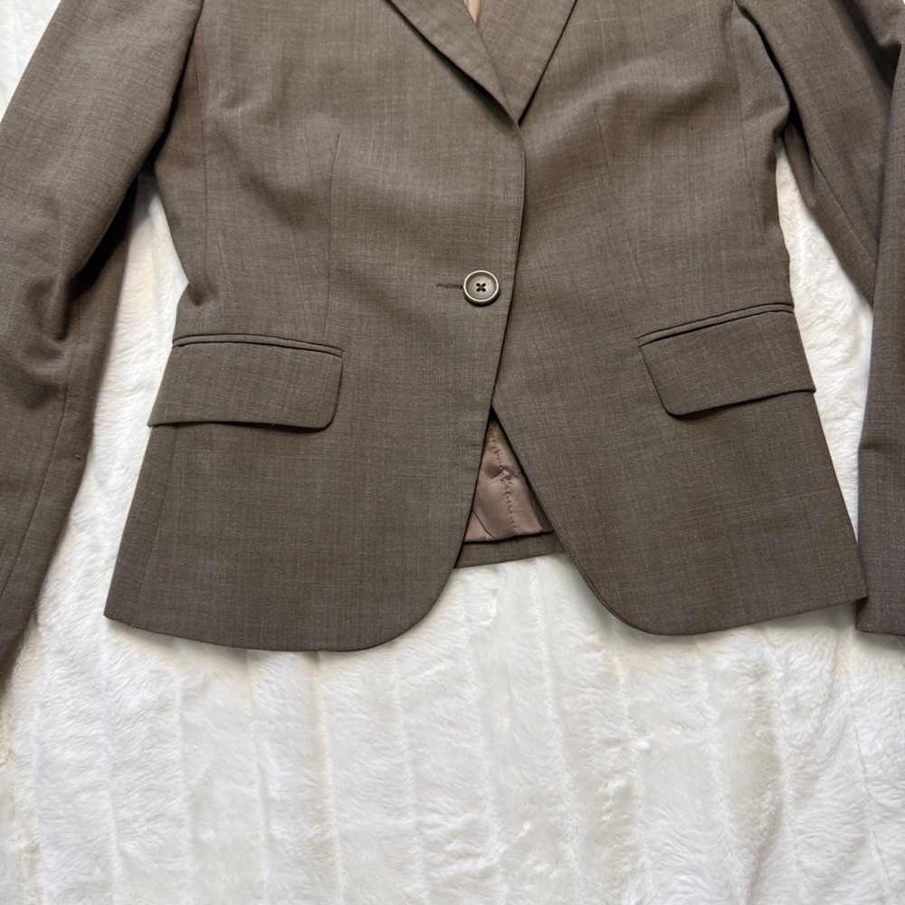 Express Design Studio Brown Single Button Tailore… - image 5